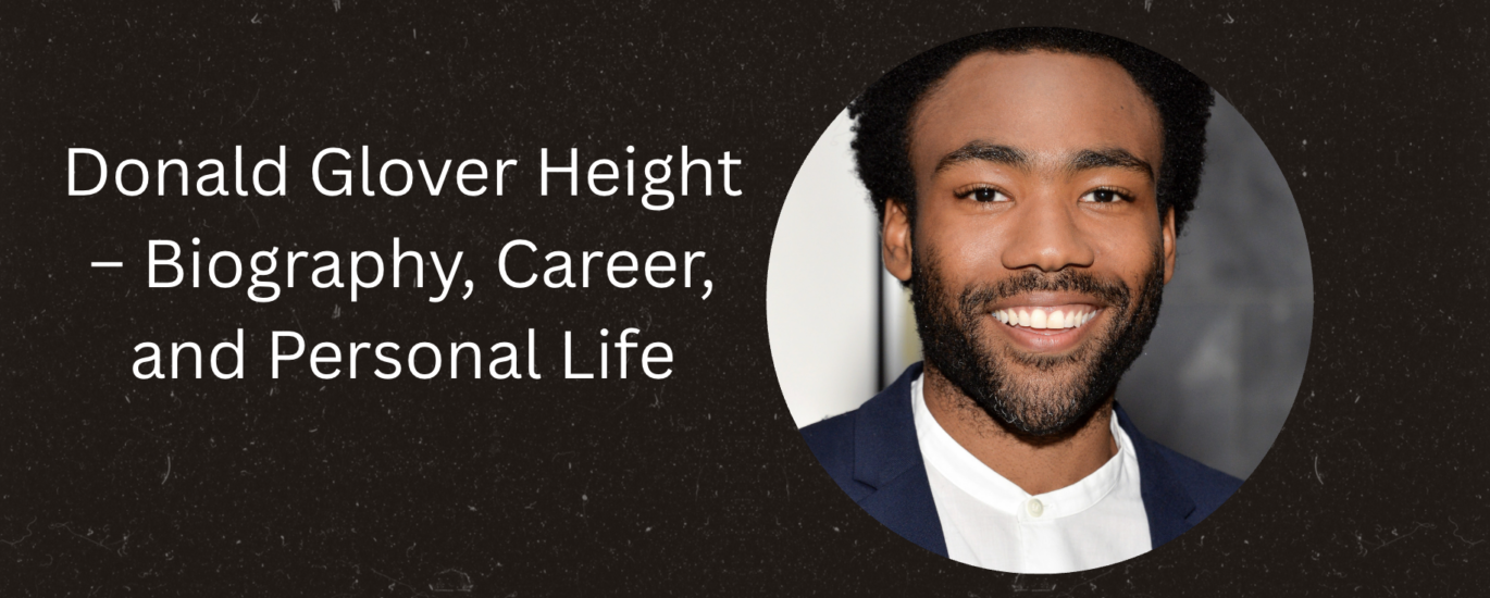donald glover height