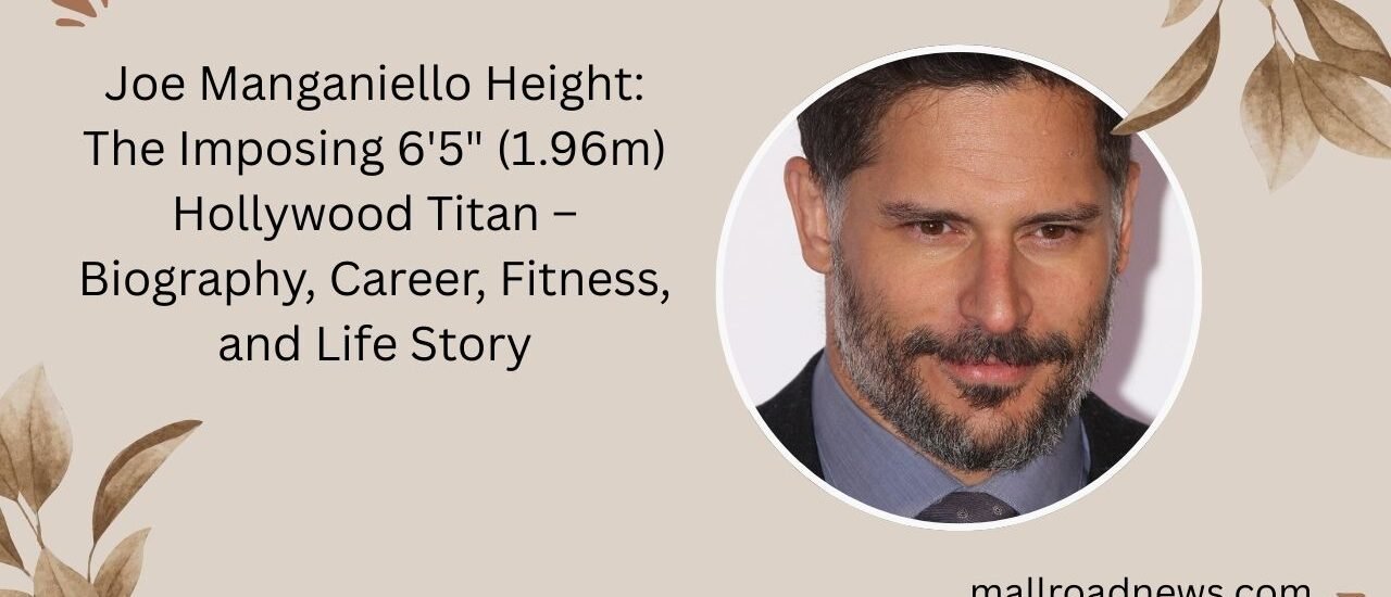 joe manganiello height
